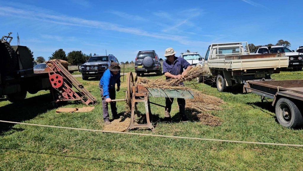 Yass Antique Farm Machinery Club at the Bush Reunion