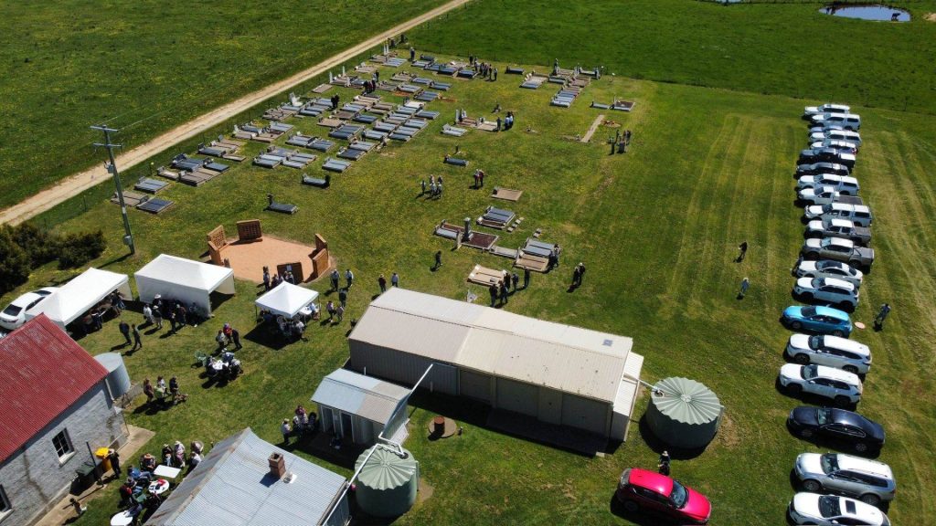 Aerial view of the 2025 Bush Reunion